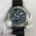 Replica Panerai Submersible Rubber Strap PAM193 Watch Green Markers